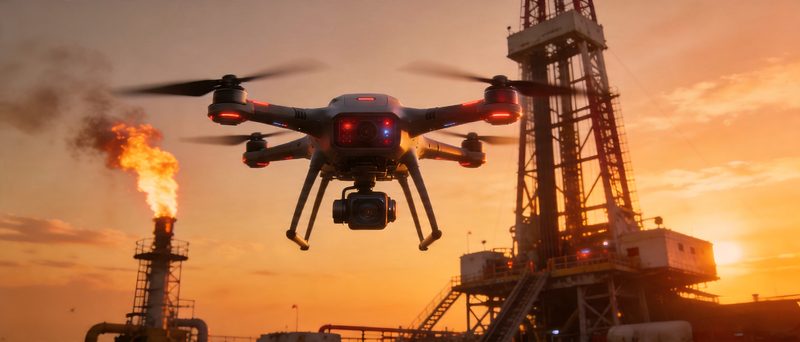 Industrial UAV for Oil and Gas Pipeline Inspection - DronesTrading Drone Solutions